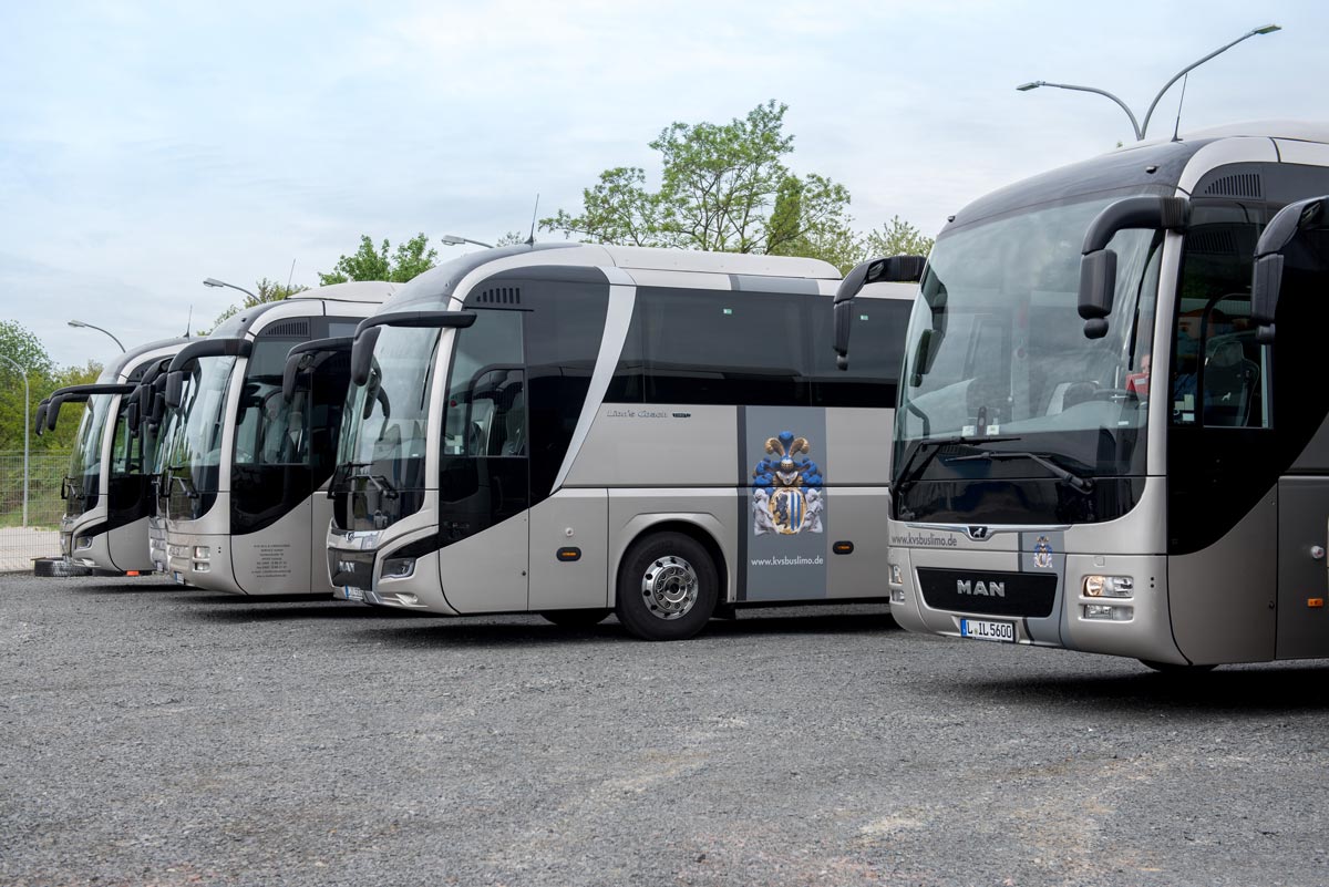 Reisebus Flotte von KVS