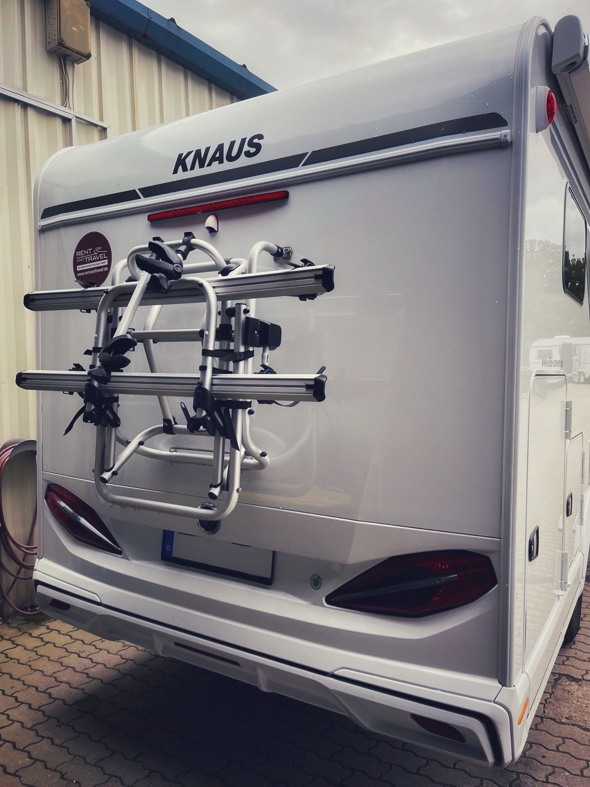 Wohnmobil Knaus 650 MEG Fahrradtr&auml;ger