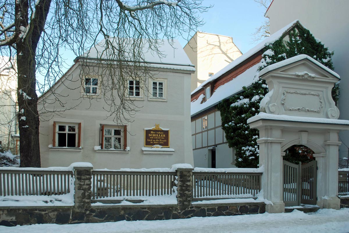 Schillerhaus im Winter