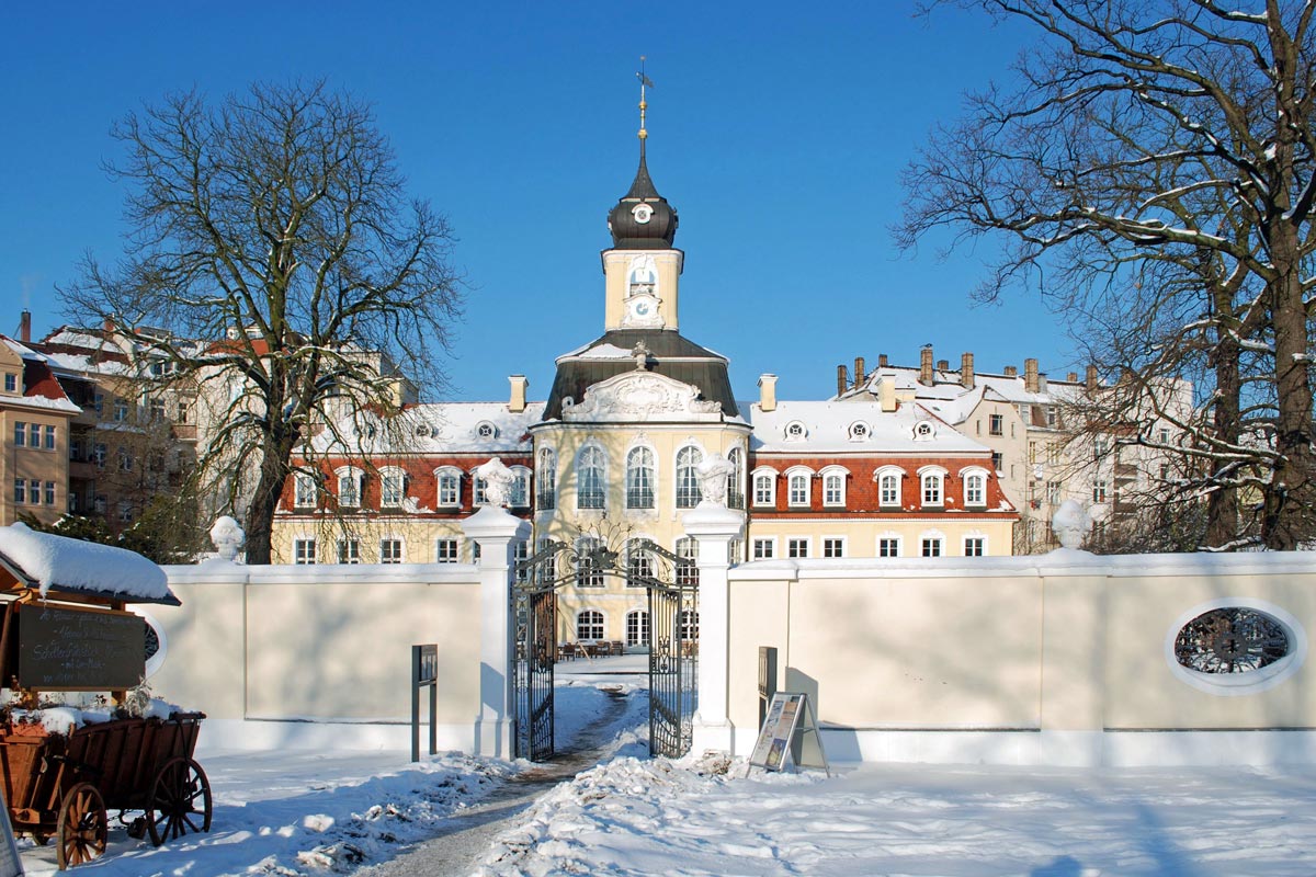 Gohliser Schlösschen im Winter