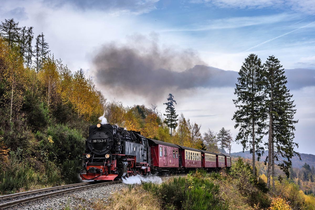 Schmalspurbahn im Harz
