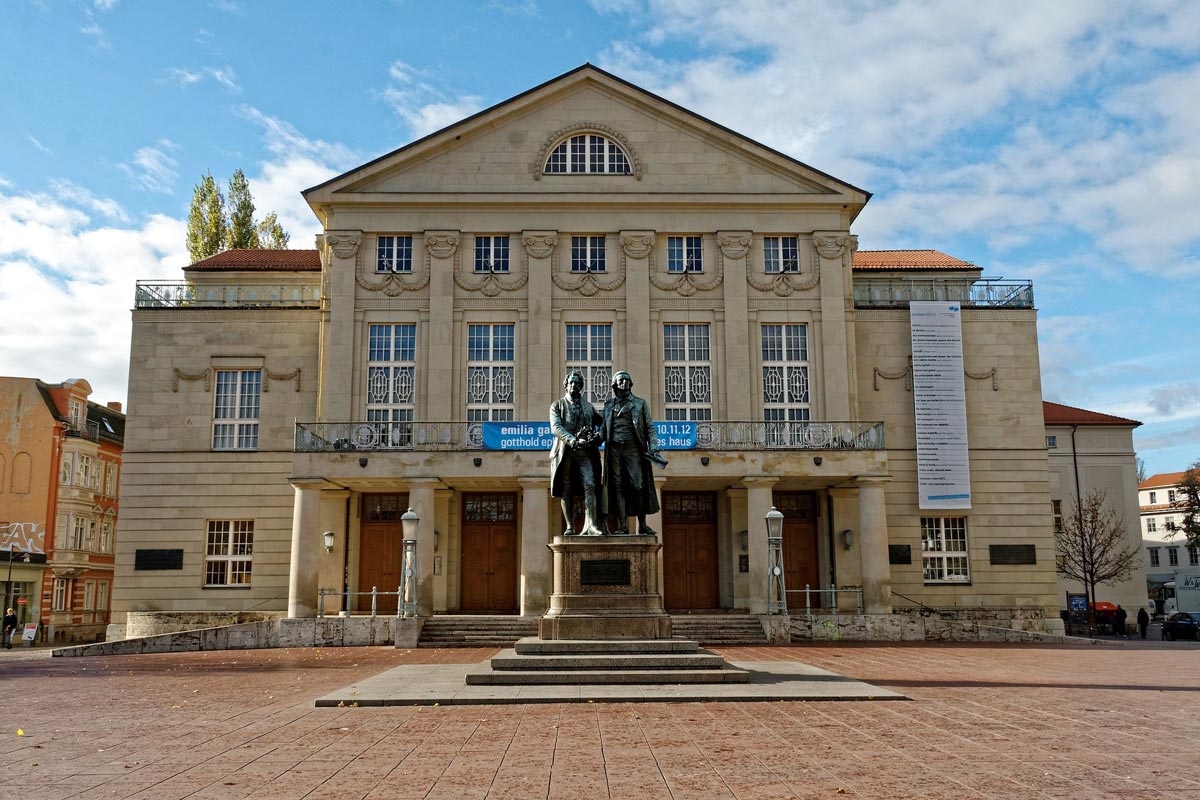 Theatre Square in Weimar